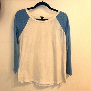 Jcrew Raglan long sleeve t-shirt